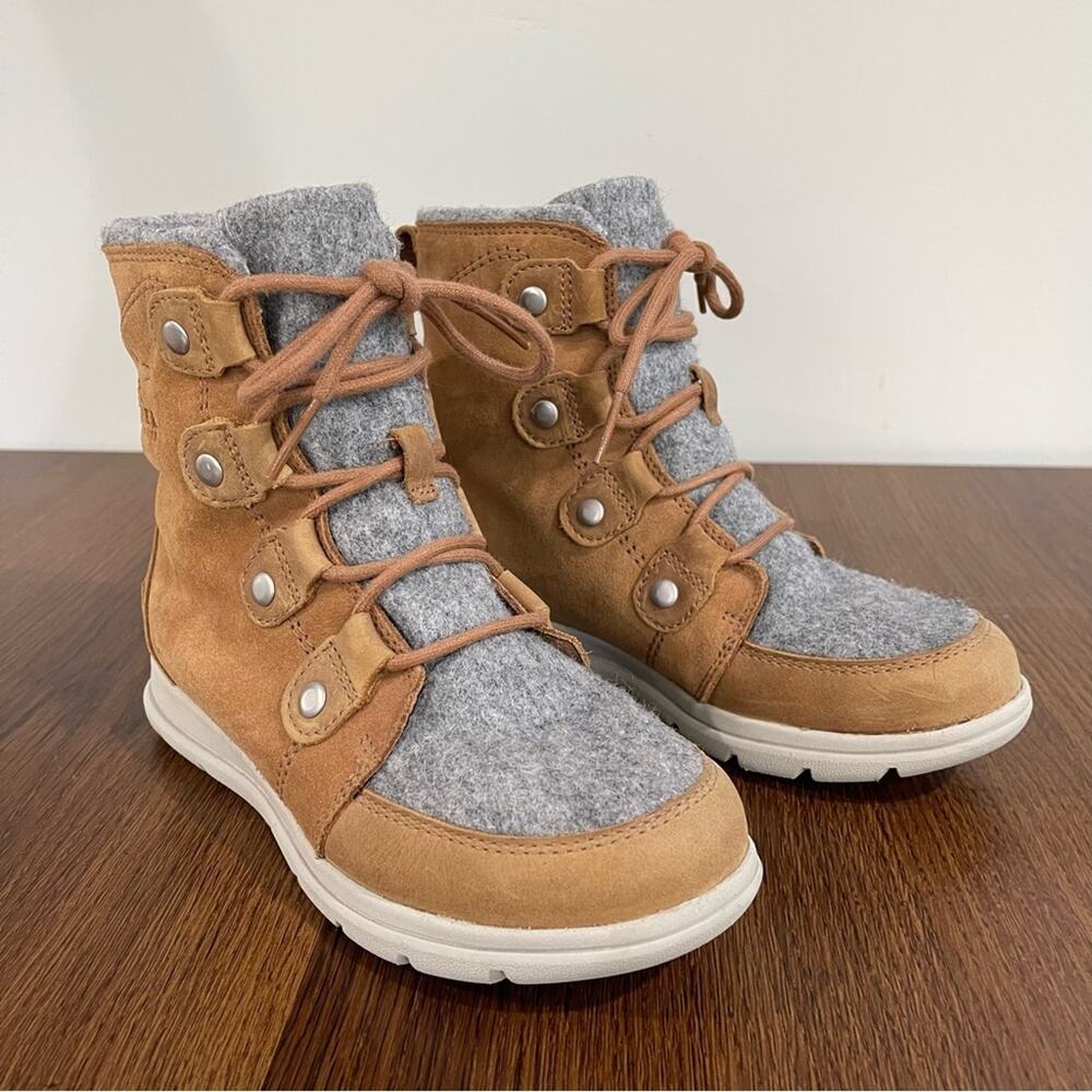 Sorel Explorer Joan Winter Boot in Camel Brown Women’s Size 6 - Picture 5 of 14